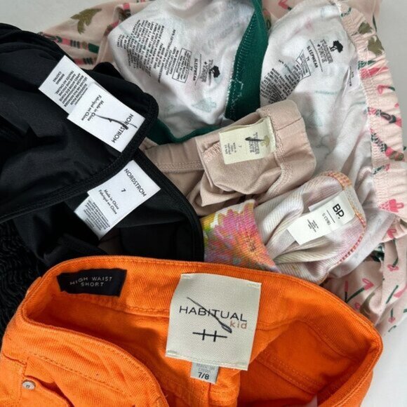 Nordstrom Size 7 Kids Clothing Lot Bikini Shorts Floral Tank Top Pyjama Set - Picture 9 of 15